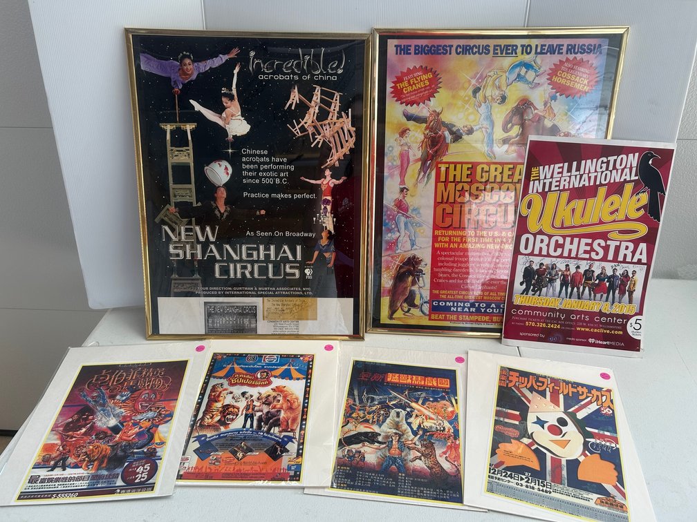 Circus advertising memorabilia