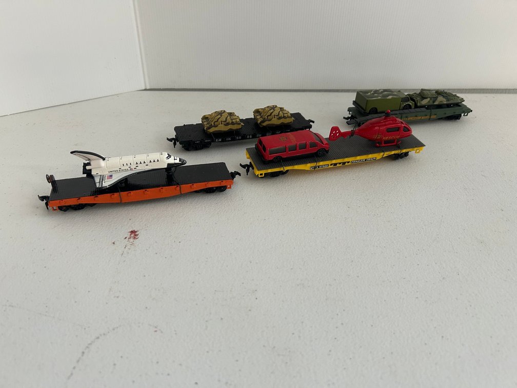 Selection of O Scale RR flat cars