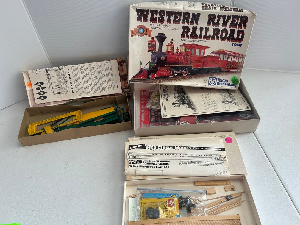 Selection of models and rolling stock