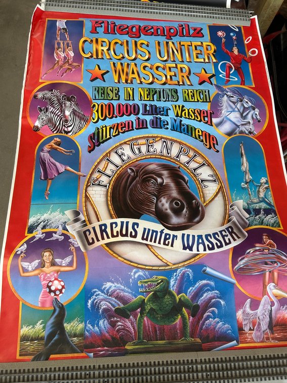 Large European circus posters