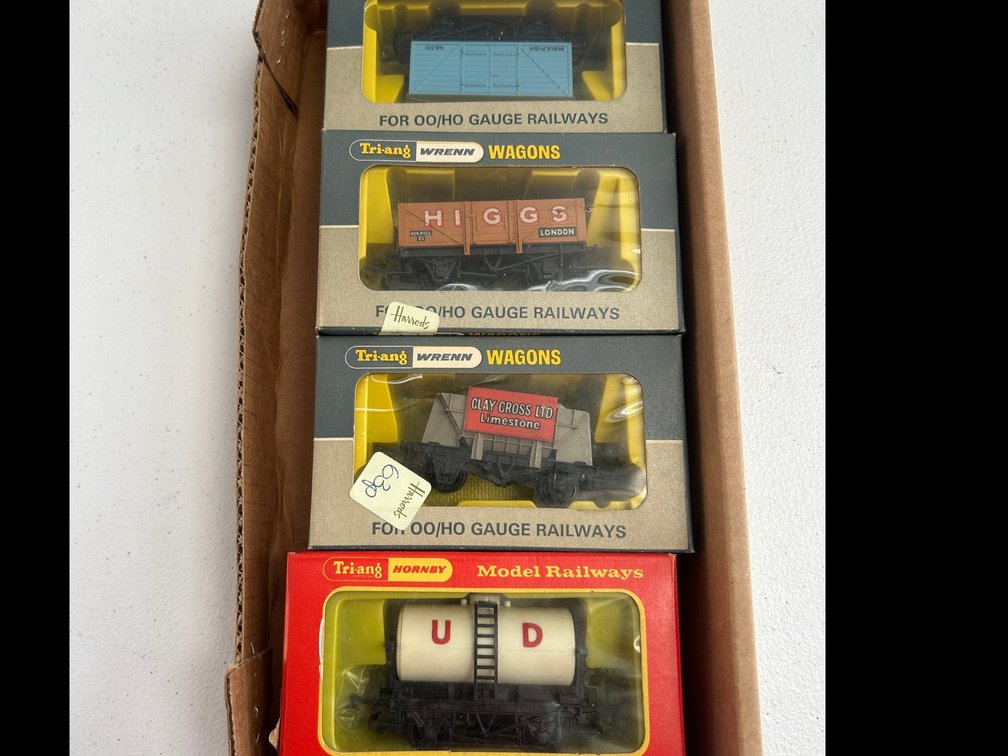 Selection of Tri-Ang European style rail cars