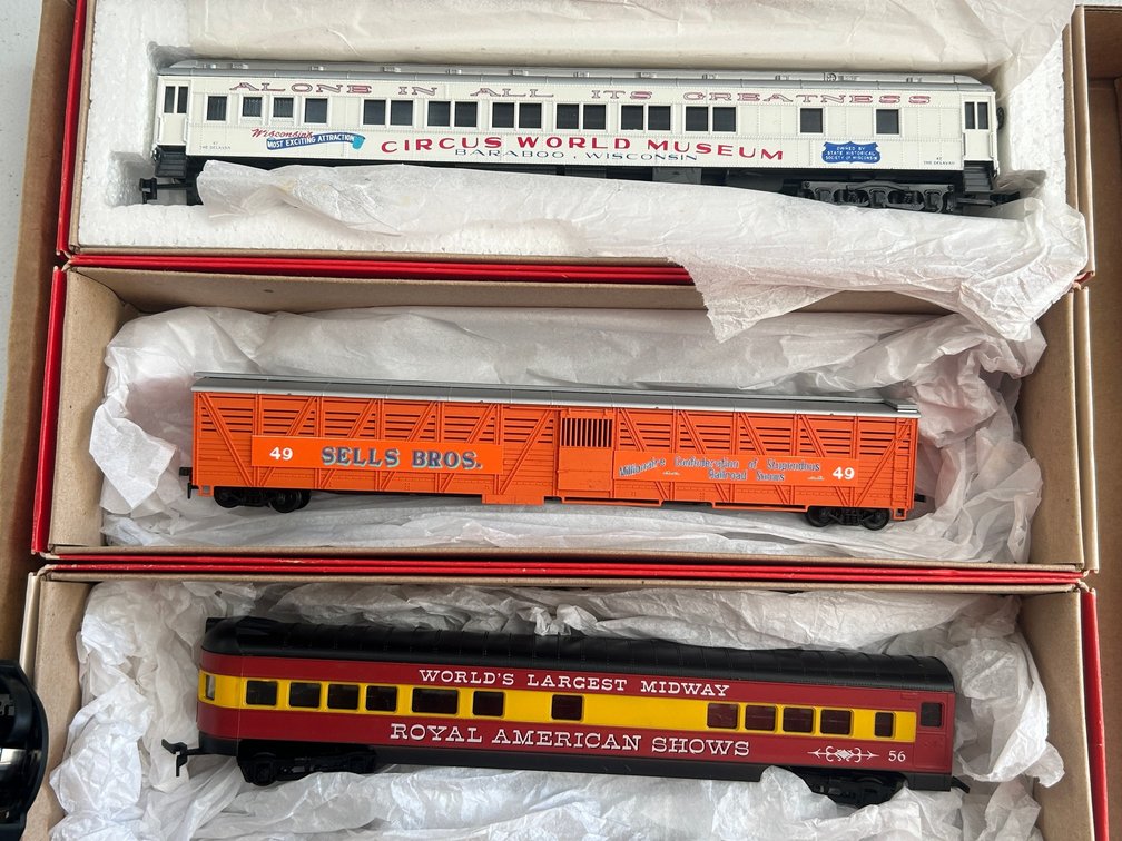 Selection of The Great Circus Trains from Walthers