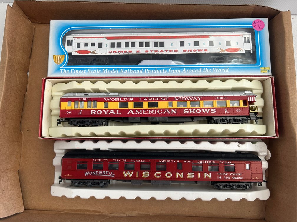 Selection of railroad passenger cars