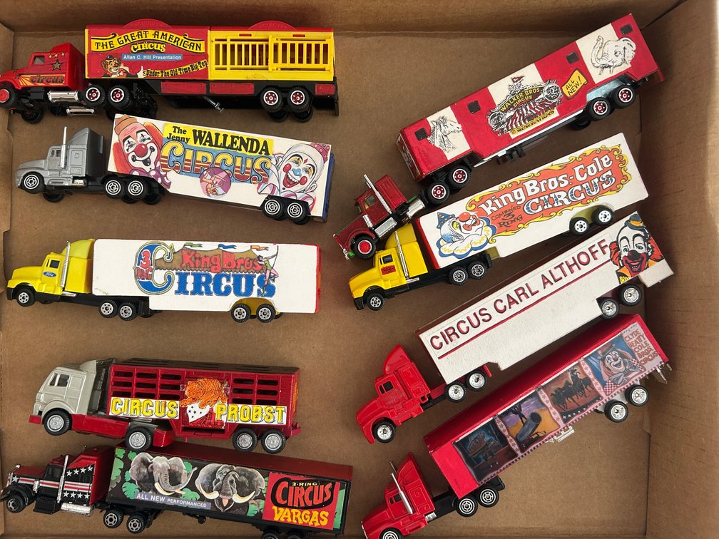 Collection of assorted trains
