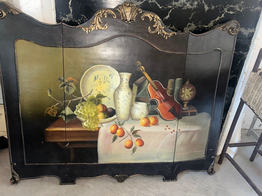 Painted Folding Fire screen
