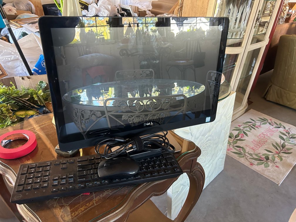 Dell Monitor with Keyboard and Mouse