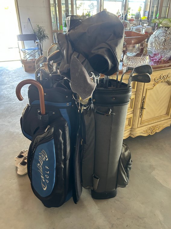 Golf Bag with clubs