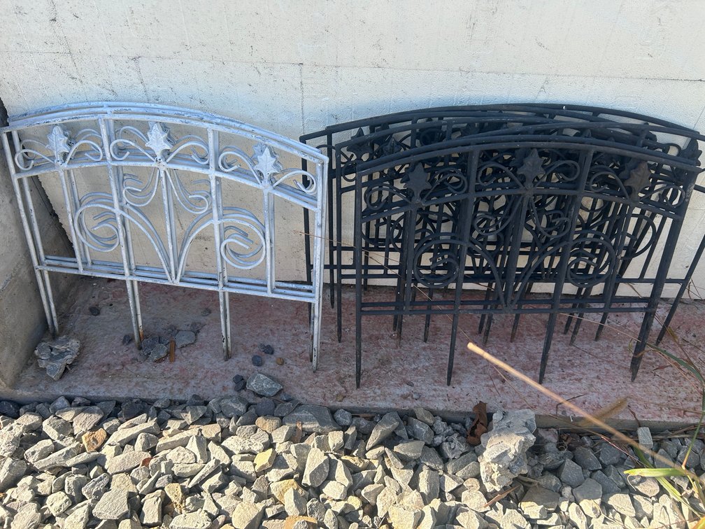 Small garden Accent Metal Fencing