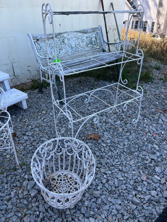 Garden Metal Planter, Plant Shelf