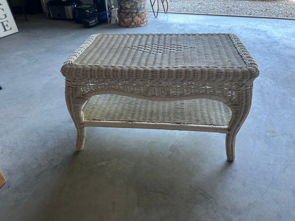 Wicker Like Coffee Table