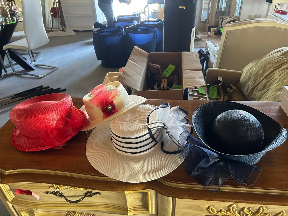 Red, White and blue Dress Hats