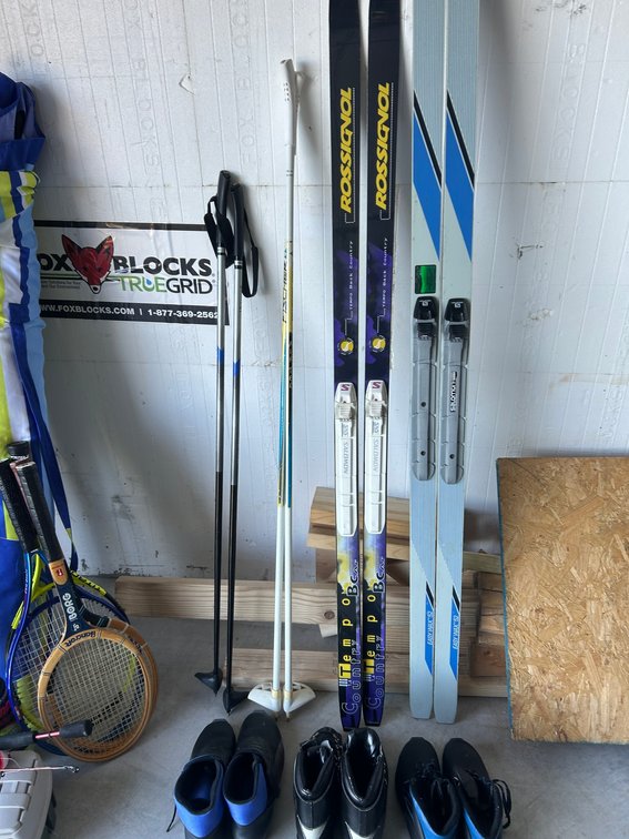 Cross Country Ski's with Poles, Boots