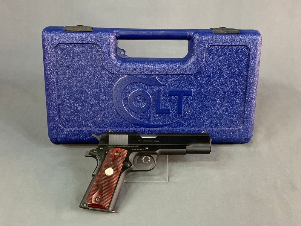 [34]  Colt Govt Model Mk IV/Ser 70 Model O - Competition Series, Blued .45 ACP | SN:GV032045