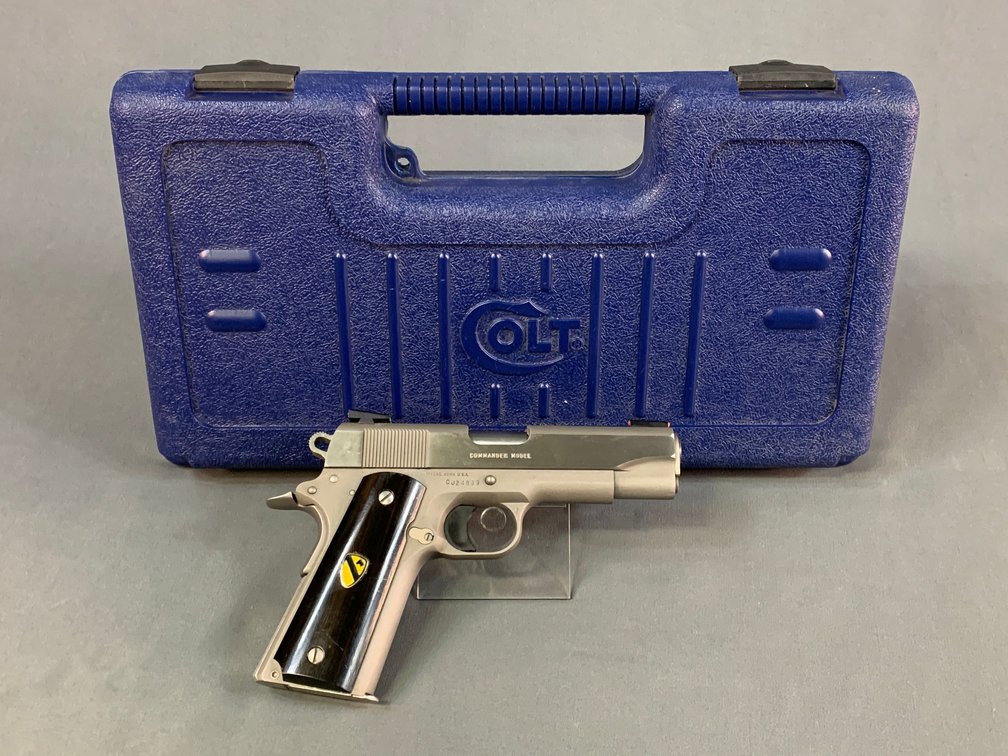[40]  Colt M1991A1 Commander Model Stainless .45 ACP | SN:CJ24839
