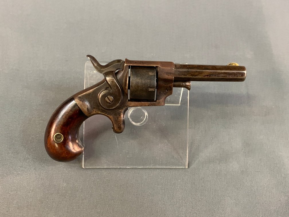 [159]  Side Hammer Spur Trigger Revolver, .22 cal RF, SN: 15678   | SN: