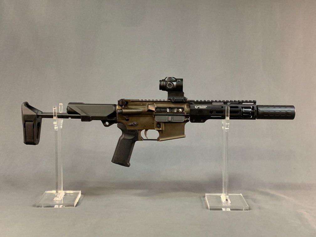 [245]  Wolfpack Armory AW15 Pistol .300 Blackout | SN:AW15-1937