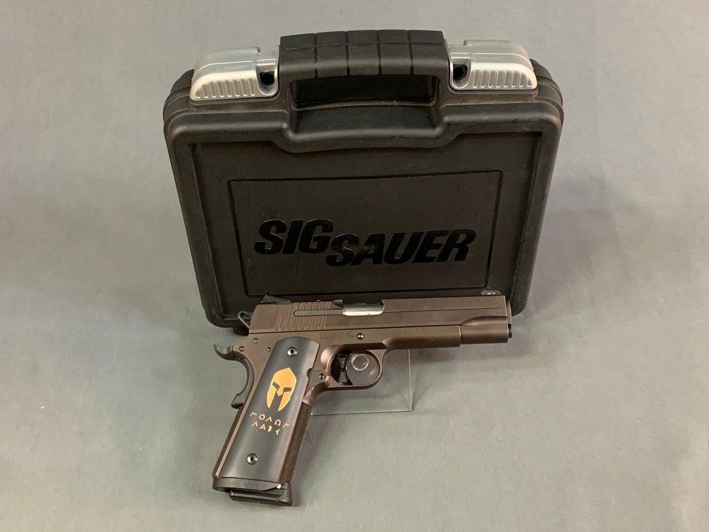 [160]  Sig Sauer 1911 "Molon Labe" .45 ACP | SN:54B054001