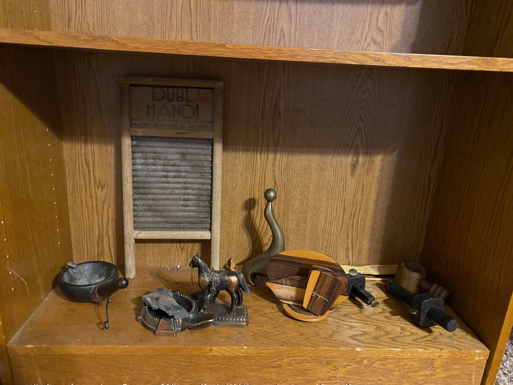 Mortise  Gauges, Small Wash Board, Other Decorative Items