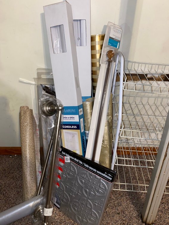 Curtain Rods and Blinds