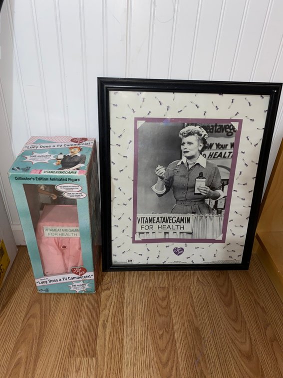 I Love Lucy Doll, Framed Print