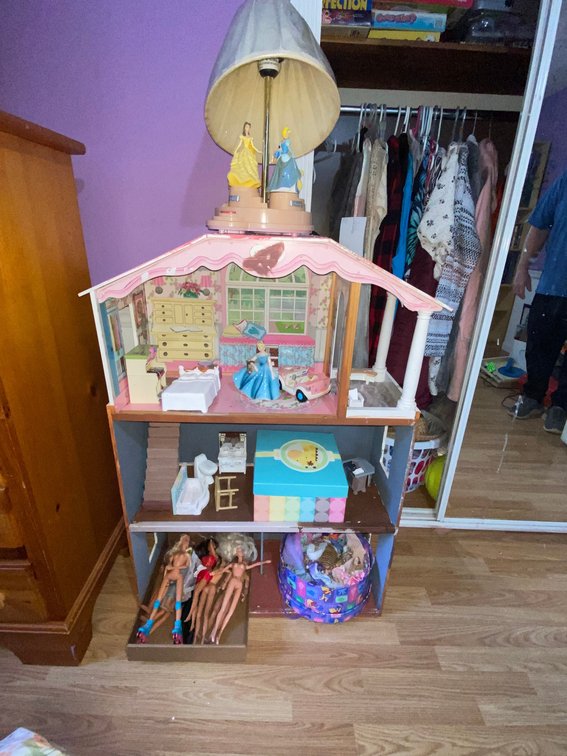 Doll House, Barbies, Barbie Clothes, Disney Princess Lamp
