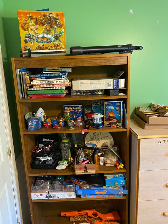 Book Shelf and Contents