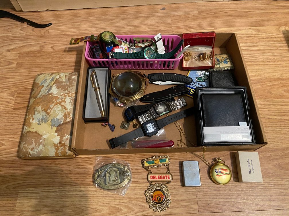 Watches, Pocket Knives, Wallet, Pocket Watches