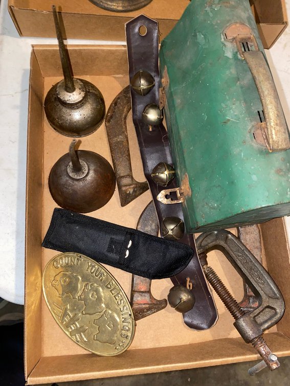 C-Clamp, Oilers, Vintage Lunch Tin