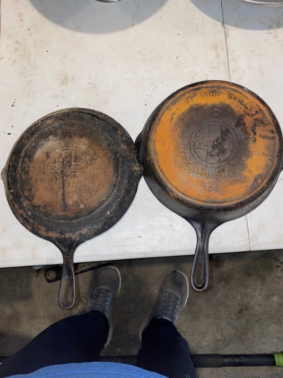 Griswald Griddle, Griswald 8 Inch Skillet