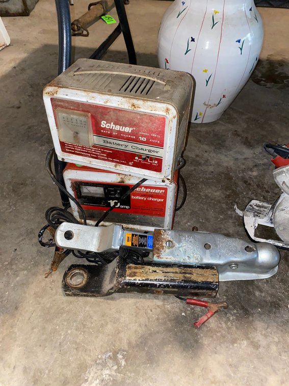 2- Battery Tenders, Trailer Tongue, Hitch Receiver