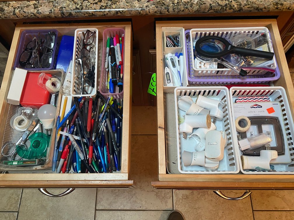 Reading Glasses, Pens, Tape, Plug in Air Fresheners, Thermometers