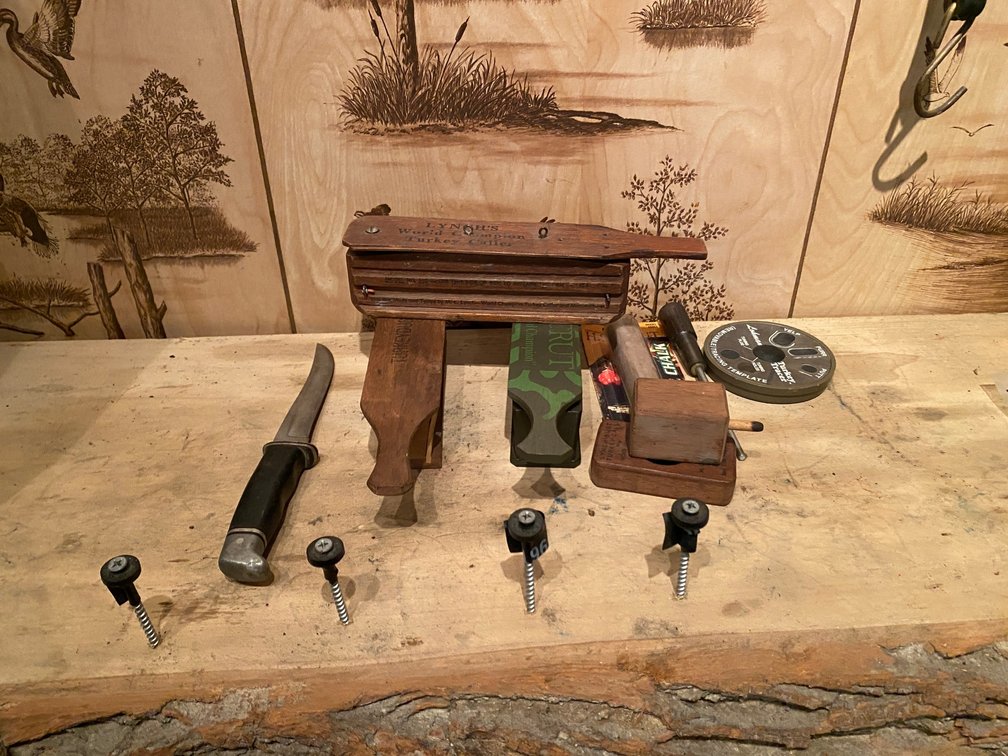 Turkey Calls and Knife