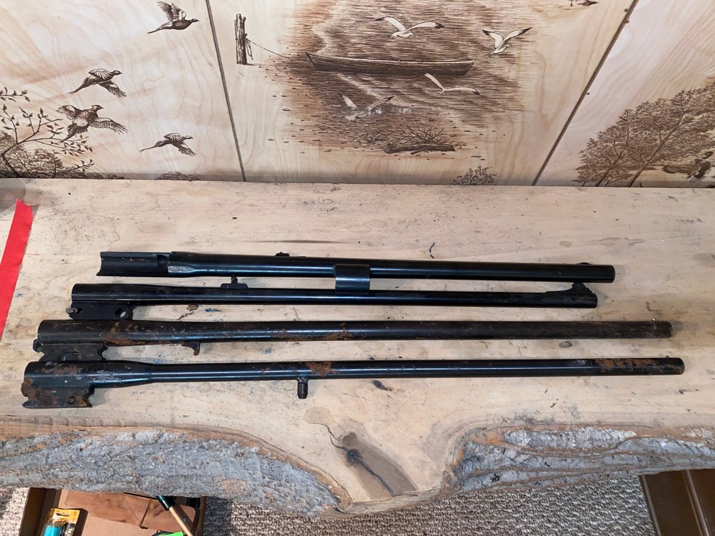 Barrels Including a 12 Gauge, 70 Win and 20 Gauge