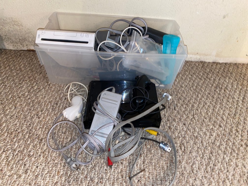 2-Nintindo Wii Consoles, Cords, Controllers