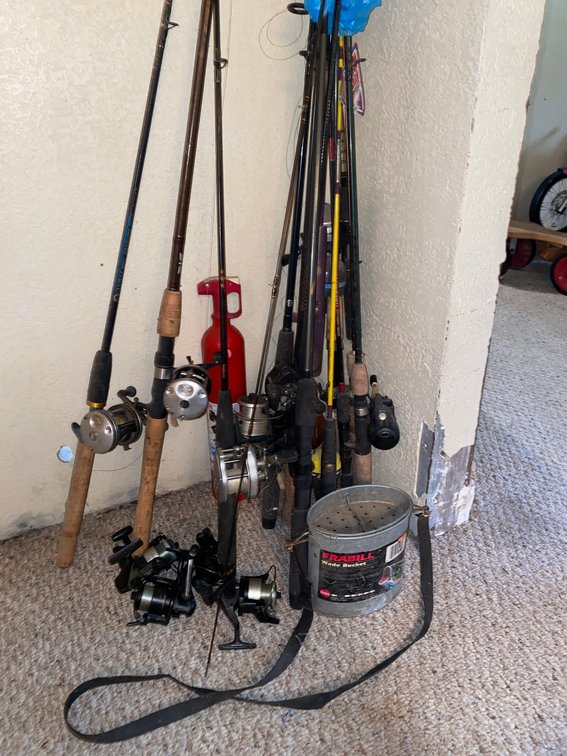 Bay Casters, Spinning Reels, Fishing Poles