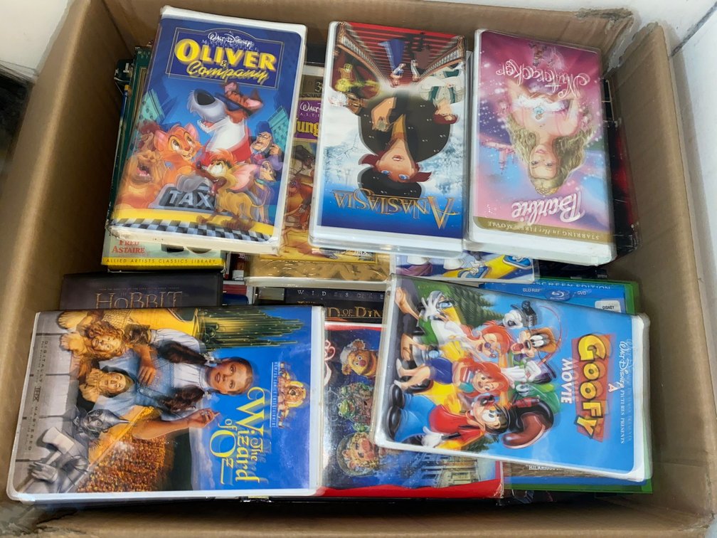 Collection of Disney DVD's, VHS