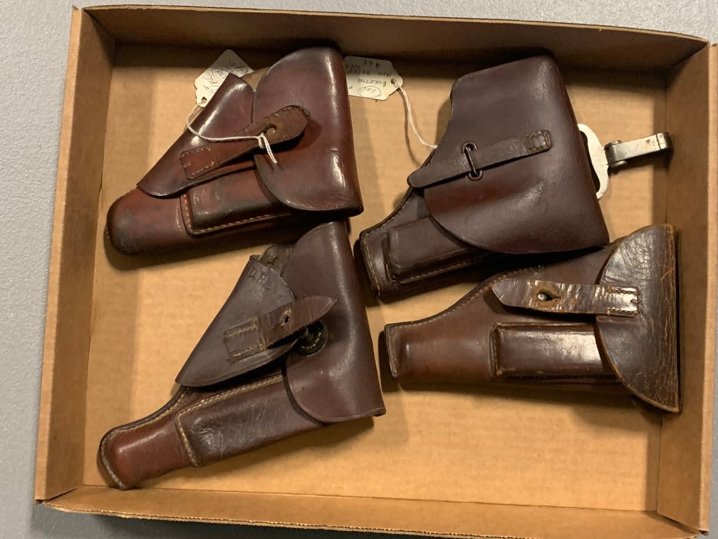 [3279]  Four Brown Leather Holsters