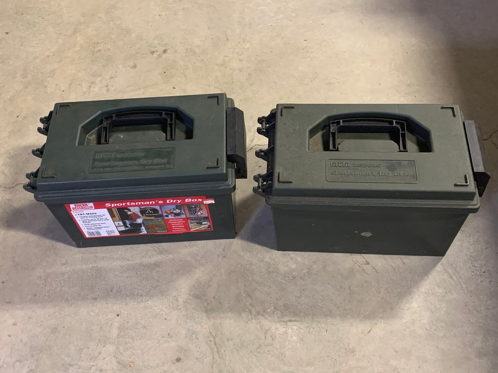 [3349]  Two MTM Sportsmans Dry Boxes