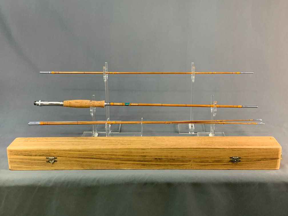 [3418]  Ebisu Post WWII Bamboo Fly Rod