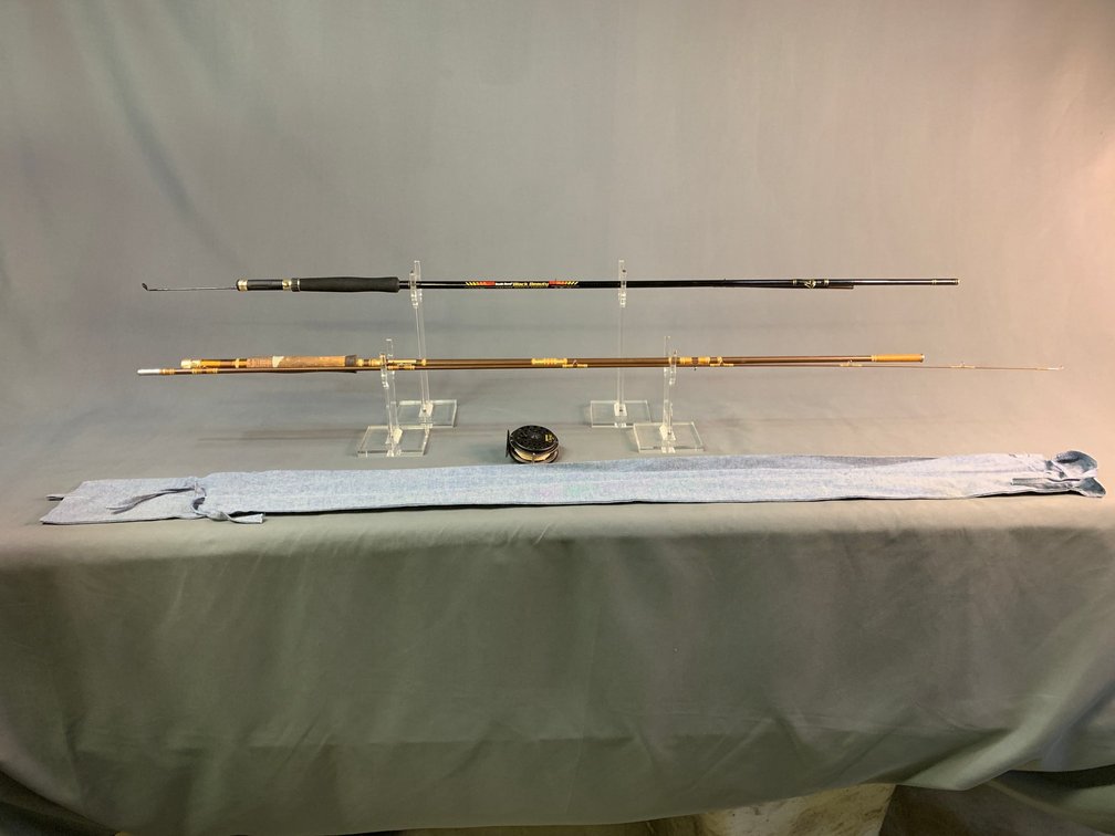 [3428]  Garcia Conolon 8.5' Fly Rod and South Bend Black Beauty 7.5" with Martin Classic