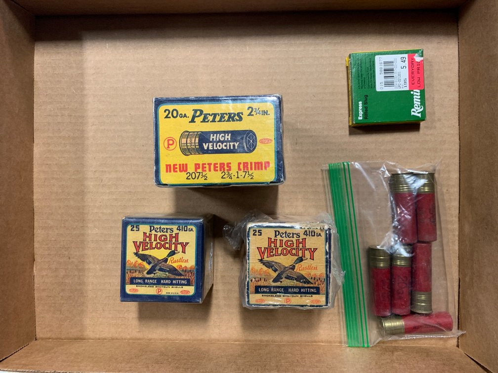 [2270]  Ammo Lot: .410, 20ga, Mixed