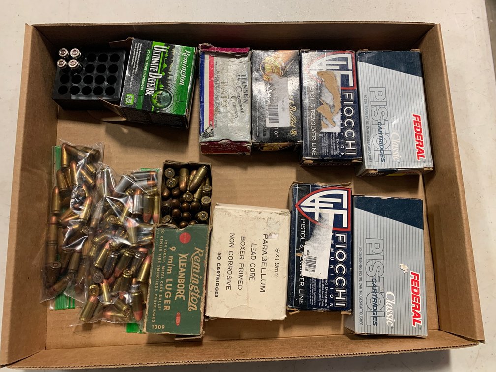 [2291]  Ammo Lot: 9mm - Mixed