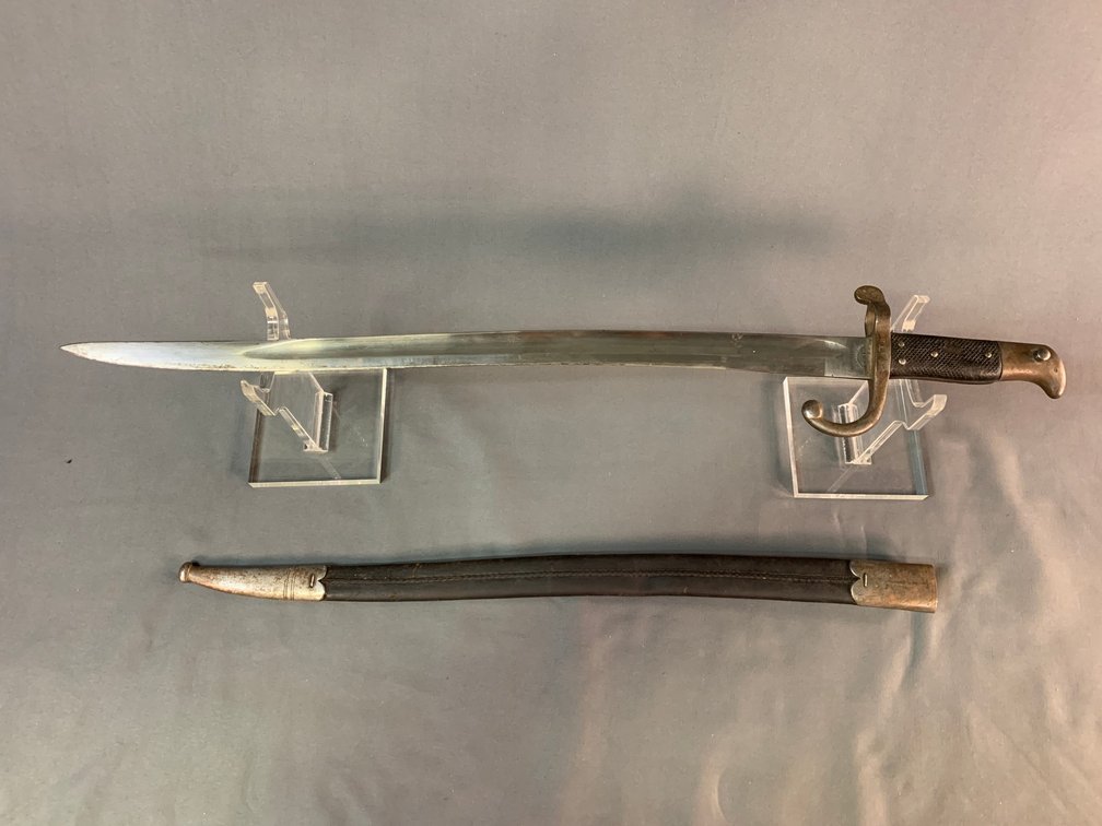 [3136]  German WWI Model 1898/05 Butcher Blade Bayonet - Weyersberg, Solingen