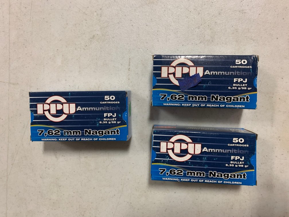 [2194]  Ammo Lot: 7.62mm Nagant