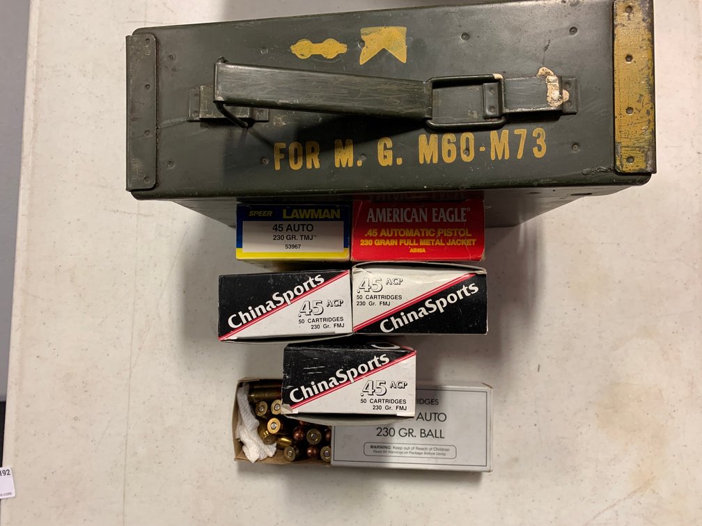 [2103]  Ammo Lot: .45 ACP