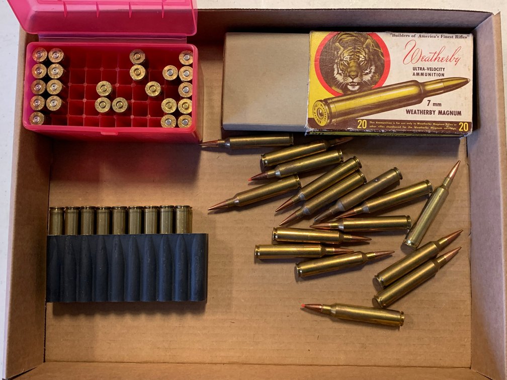 [2185]  Ammo Lot: 7mm Rem Mag, 7mm Wby Mag