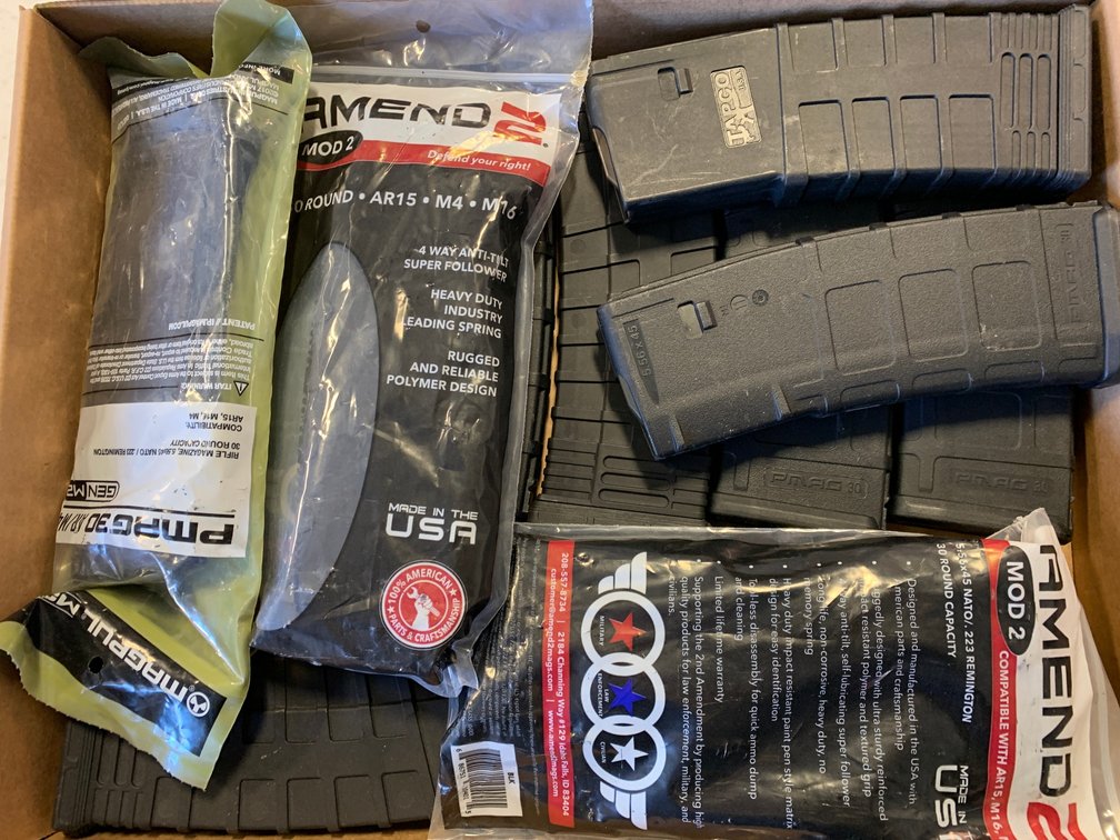 [3229]  Twelve Polymer AR Magazines