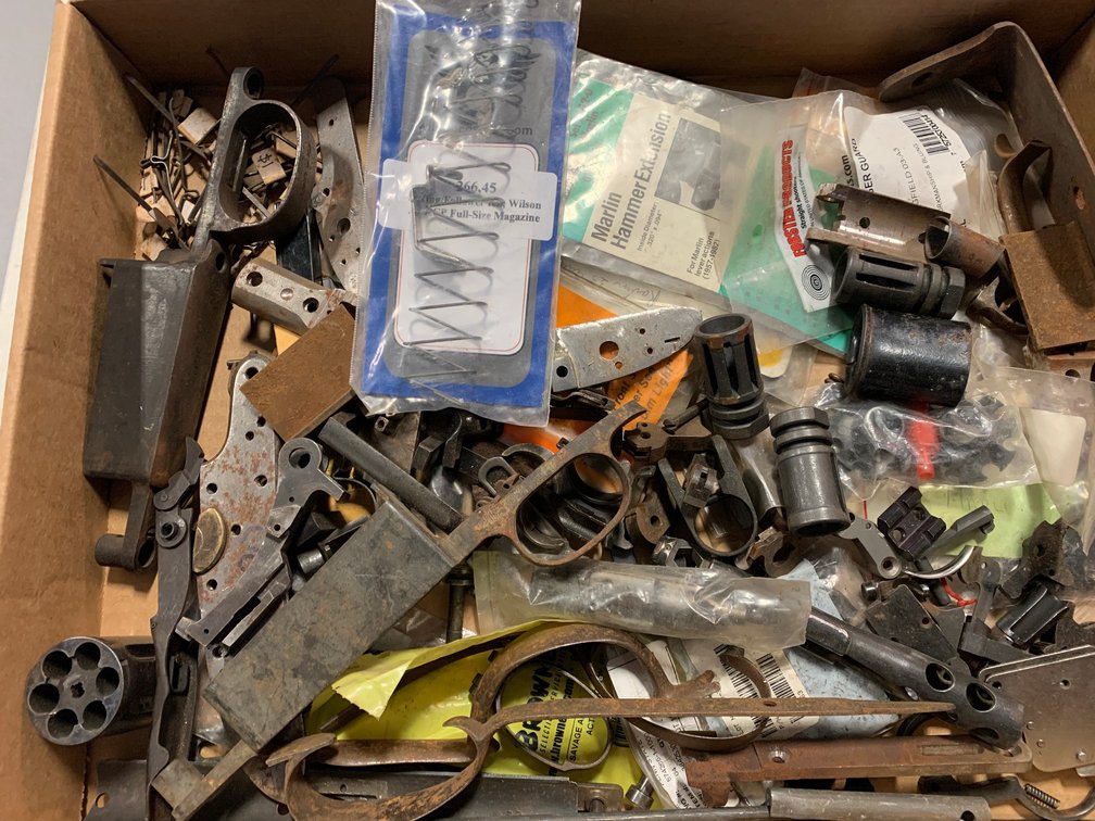 [3313]  Gun Parts - cylinder, muzzlebrakes, triggers, trigger guards, mag wells, etc