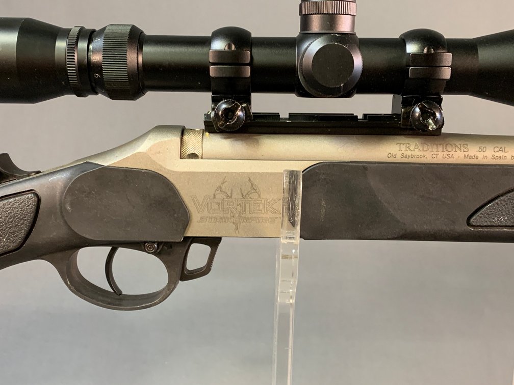 [521]  Traditions Vortek Strikefire In line Muzzleloader, .50 cal   | SN:14-13-025809-19