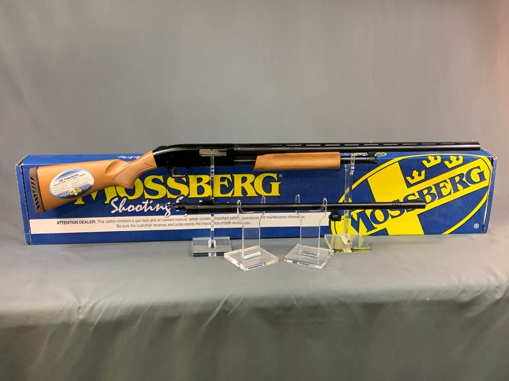 [552]  Mossberg 500 Crown Grade Slugster 2-bbl Set 20 ga | SN:U955921